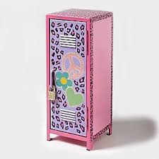 Leopard Mini Locker American Girl Doll Furniture Baby Doll Accessories Locker Decorations