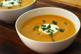 Thanksgiving Starter Creamy Roasted Butternut Squash Soup With Apples And Ginger Roasted Butternut Squash Soup Butternut Thanksgiving Starters