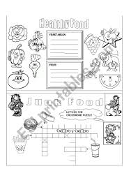healthy and junk food esl worksheet by lperecita