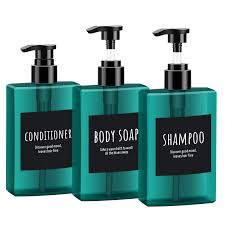 There will be two other bottles and a collection of them coming soon! Segbeauty 3 Pcs Shampoo Bottles 200ml Pump Dispenser Bottle Soap Dispenser For Bathroom Empty Refillable Shower Bottle For Body Soap Shampoo Conditioner Lotion Amazon De Beauty