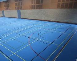 Image of hockey ground with polyurethane flooring