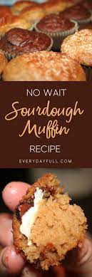 Quick Easy Homemade Sourdough Muffins Full Of Days Recipe Sourdough Muffins Sourdough Muffin Recipe Sourdough Baking