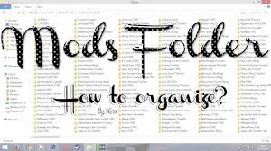 Run the game with the empty mods folder first before adding any cc to it. Sims 4 How To Organize The Mods Folder Como Organizar A Pasta Mods Youtube