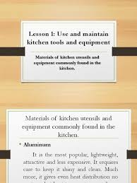 These materials are commonly used in restaurants, cafes, and other commercial kitchens due to their durability and availability. Lesson 1 Lo1 Kitchen Utensil Cookware And Bakeware