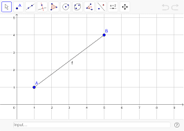 Distance Between Two Points Geogebra
