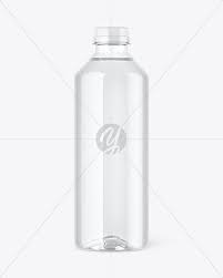 Clear Pet Water Bottle Mockup In Bottle Mockups On Yellow Images Object Mockups