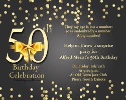 Party Invitation Card Woman 50th Birthday Invitation Sample 50th Birthday Invitation For Him Fresh 50th Birthday Invitation Wordi In 2020 Birthday Party Invitation Wording 50th Birthday Invitations Birthday Invitation Templates