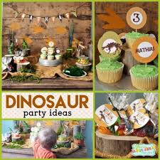 Make each celebration unique with dinosaur birthday party supplies from zazzle. Rustic Dinosaur Birthday Party Decorations Mimi S Dollhouse