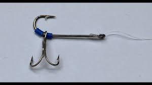 Hang Treble Hook Bait معلقة هوك و الطعم Gancho Agudo Colgante Y Cebo Visyachij Trojnik I Travlya Youtube Treble Hook Hook Knot Fishing Hook Knots