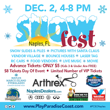 Amazing, But It Snows In Naples Florida Every Christmas Season! | Travels  With Tam