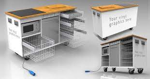 Maybe you would like to learn more about one of these? Secondhand Catering Equipment Cooking Counters 2x Adaptable Mobile Kitchen Unit Stapleford Nottinghamshire
