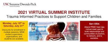 Free continuing education courses for social workers texas health steps online provider education offers 24/7 access to more than 50 online courses, many with ce credit. Usc Social Work On Twitter Usc Social Work Field Education Department Is Offering A 2 Week Virtual Summer Institute July 19 31 On Trauma Informed Practices To Support Children And Families Facilitated