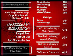 Inr 800 for the nourishing creambath. Glamour Unisex Salon Spa Posts Facebook