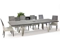 Modrest renzo modern oak and concrete dining table 94 by vig furniture inc. Prato Dining Room Set Matte Concrete White By Sharelle Furnishings Sohomod Com
