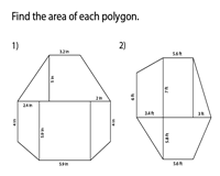 Language for the area and perimeter worksheet. Area Of Polygons Worksheets