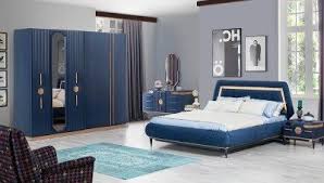 Bessima Lacivert Yatak Odasi 8810 4 Tl Yatak Odasi Takimi Mavi Yatak Odalari Mobilya