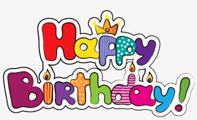 Colorful Birthday Clipart Image - Happy Birthday Logo Png Transparent PNG -  600x343 - Free Download on NicePNG