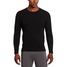 Details About C9 Champion Mens Lightweight Stretch Thermal Underwear Shirts Black