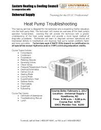 Heat Pump New Heat Pump Problems