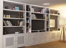 Built in shelves around tv. Fitted Bookcases And Tv Units Chelsea London