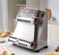 KFFKFF Pizza Dough Roller Sheeter 15 Inch Automatic Commercial Pizza Dough  Press
