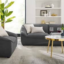 If the room had a charcoal and white area rug, it would look less coordinated and intentional. Comprise 4 Piece Living Room Set Contemporary Modern Furniture Modway