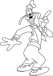 Customize the letters by coloring with markers or pencils. Goofy A Tall Dog Coloring Page For Kids Free Goofy Printable Coloring Pages Online For Kids Coloringpages101 Com Coloring Pages For Kids