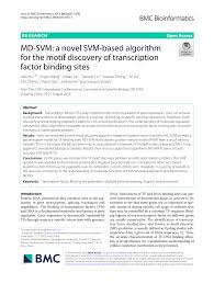 It's pretty good with the r18+ which is why i mentioned it. Pdf Md Svm A Novel Svm Based Algorithm For The Motif Discovery Of Transcription Factor Binding Sites