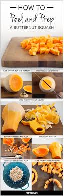 Place 1 peeled and roughly chopped butternut squash into a medium saucepan, add enough water to cover the butternut squash, and bring to a boil. How To Peel And Prep A Butternut Squash Accident Free Baby Food Recipes Recipes Cooking