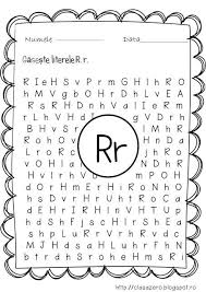 De colorat in functie de litera. Clasa Pregatitoare Fisa De Lucru Pentru Sunetul Si Litera R Alphabet Preschool Student Information School Lessons