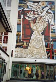 съешь же ещё этих мягких французских булок да выпей чаю Ddr Mosaic Wall Titled Produktion Im Frieden Or Production In Peace Located At The Exterior Of The Former Magnet Department Stor Painting Mural East Berlin