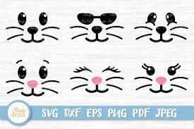 Throughout this origami rabbit facevideo clip, you are going to find out the. Bunny Face Svg Easter Svg Bunny Svg Easter Bunny Svg File By Magicartlab Thehungryjpeg Com
