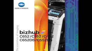 Find everything from driver to manuals of all of our bizhub or accurio products. Konica Minolta Bizhub C452 C552 C652 Youtube