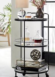 Black And Gold Bar Cart Noir Round Bar Cart Reviews Crate And Barrel Round Bar Cart Bar Cart Decor Modern Bar Cart
