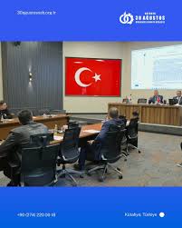 Sanayi ve Teknoloji Bakanlığı Sanayi Bölgeleri Genel Müdürlüğü koordinasyonunda, Kütahya 30 Ağustos Organize Sanayi Bölgesi’nde (OSB) önemli bir toplantı gerçekleştirildi