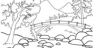 Melalui mewarnai, kreativitas dan imajinasi anak akan semakin berkembang. 30 Download Sketsa Gambar Pemandangan Untuk Belajar Mewarnai Paud Tk Sd Kanalmu