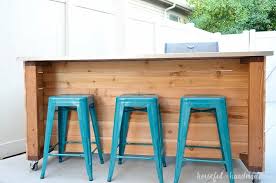 Planning and purchasing an outdoor kitchen island usually gives you a couple of choices. Outdoor Kitchen Island Build Plans Houseful Of Handmade