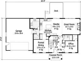 Plan 14473rk Center Hall Colonial Center Hall Colonial Colonial House Open Floor Plan Kitchen