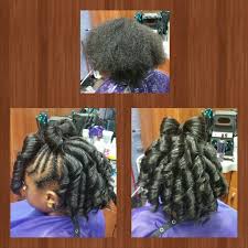 Natural Hair Blow Out And Silk Press With Hairbow Ponytail Style For Kids Teenage Hairstyles Teenage Hairstyles For School Hair Styles