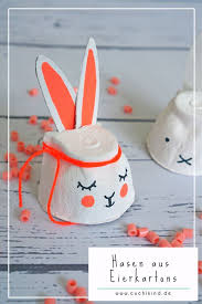 Hasen Aus Eierkartons Cuchikind Osterbasteleien Fur Kinder Osternest Basteln Eierkarton Eierkarton Basteln