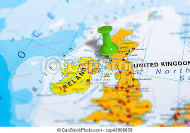 Links oben der titel mit datierung 1844. Glasgow Scotland Karte Glasgow In Schottland Hat Sich Auf Eine Bunte Politische Karte Europas Gestutzt Geopolitische Canstock