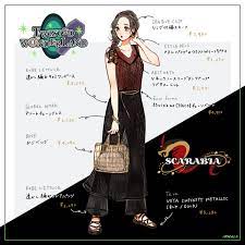 ツイステッドワンダーランド スカラビア寮イメージ夏コーデ イラストレーターmeecoのブログ powered by ライブドアブログ ファッションイラスト ファッション キャラクターの衣装