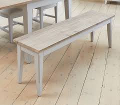 This table is solid, through and through. Dining Bench Large Solid Wood Grey Limed Oak Top Signature Ebay