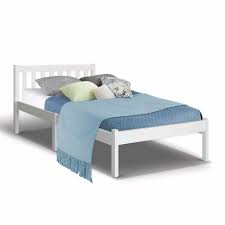 Our large assortment makes it easy to find a bed that fits your personal taste. Artiss Single Size Wooden Bed Frame Sofie Pine Timber Mattress Base Bedroom Bunnings Australia