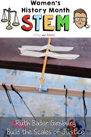Ruth Bader Ginsburg I Dissent Read Aloud Stem Activity Distance Learning Stem Activities Stem Challenges Womens History Month
