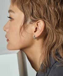 SV】ワイドフープピアス（ピアス（両耳用））｜ROZY（ロージィー） ピアス（両耳用）