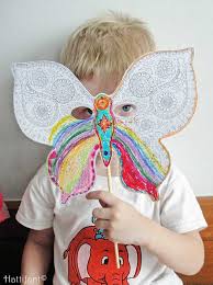 Mask of butterfly coloring page to color, print and download for free along with bunch of favorite mask coloring page for kids. Hattifant Paisley Pattern Butterfly Mask Coloring Page Hattifant