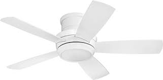 If you see a white wire, test it to determine if it is hot. Amazon Com Flush Mount Ceiling Fan With Led Light And Remote By Craftmade Tmph44w5 Tempo 44 Inch White Hugger Fan Home Improvement