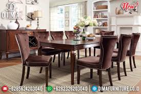 Dan saat ini juga terdapat kayu trembesi sebagai. Model Meja Makan Jati Minimalis Elegan Ttj 0041