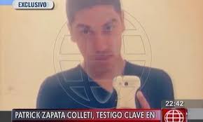 Patrick Zapata Colleti, testigo clave en el ataque armado a Gerald Oropeza